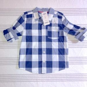 Toddler boys button down shirt